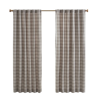 95 to 104 Inch Check & Plaid Curtains & Drapes You'll Love | Wayfair